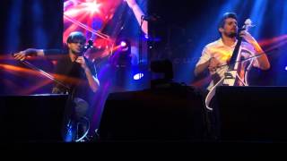 2CELLOS With Or Without You with Introduction Milwaukee [upl. by Raynell]