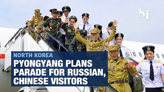 North Korea plans parade for Russian Chinese visitors [upl. by Aldred]