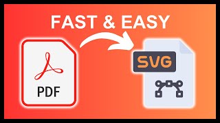 How to Convert Convert PDF to SVG  FREE [upl. by Jemmy]