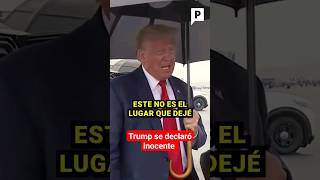 Donald Trump dice que es víctima de persecución política luego de declararse inocente short shorts [upl. by Hafinah159]