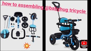 Fully details  How to Assembling Babyhug parents handle controller Tricycle 🚳 [upl. by Bob]