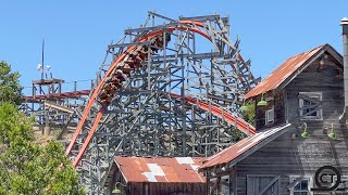 4K Iron Rattler  Six Flags Fiesta Texas Roller Coaster OffRide 2022 [upl. by Scriven]