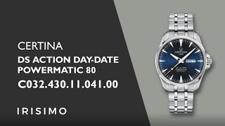 CERTINA DS ACTION DAY DATE POWERMATIC 80 C0324301104100  IRISIMO [upl. by Noryd]