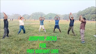 jumping jacks for fast weight loss [upl. by Geilich]