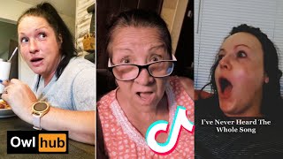 Moms reaction to WAP Tik Tok  Mom reacts to WAP  Wap Challenge awkward [upl. by Iaras]