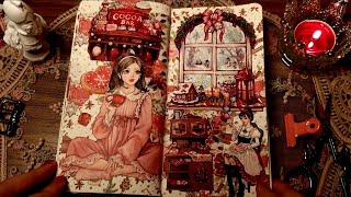 ASMR 크리스마스 다꾸 모음  collage  scrapbooking [upl. by Skvorak]