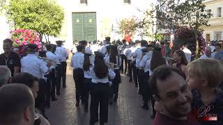 Procesión de la Divina Pastora  Pasacalles de la BM Enrique Montero  San Fernando  4K  2024 [upl. by Artenahs]