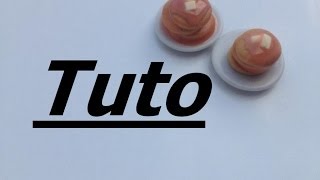 Tuto Fimo  Pancake au sirop dérable [upl. by Lauritz513]