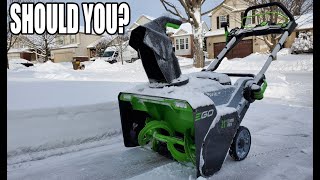 EGO Electric Snow Blower 1 Year LaterWas It Worth It [upl. by Nida]