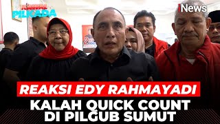 Edy Rahmayadi Respons Hasil Quick Count Kalah dari Bobby Nasution di Pilgub Sumut [upl. by Michiko632]