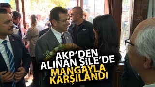 Ekrem İmamoğlu CHPnin AKPden aldığı Şile Belediyesinde Zabıta Mangasıyla karşılandı [upl. by Nandor759]