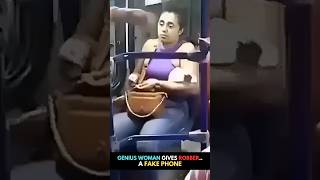 Genius Woman Gives Robber A Fake Phone [upl. by Arahat890]