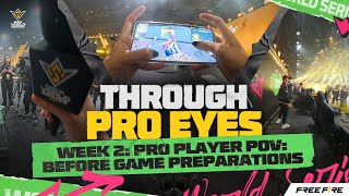 Through Pro Eyes 2 Before Game Preparations  FFWS Global Finals 2024 Pro Player POV CAM [upl. by Marisa]