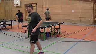 Welsch CVJM Unterasbach vs von Bornhaupt Ingolstadt 20190307 Wilhermsdorf Bavarian Race Table Tennis [upl. by Kreda]