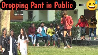 Dropping Pant in Public  Pant Dropping Prank in Public DivyanshuMani [upl. by Siegfried]