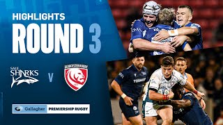 Sale v Gloucester  HIGHLIGHTS  Two Tries Each For Roebuck amp LCD  Gallagher Premiership 202425 [upl. by Kcerred192]