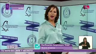 Qué haría Purificación Carpinteyro en sus primeros 100 días de gobierno  Destino 2018 [upl. by Faun91]