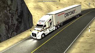 Kenworth t680 Transportes castores  18 WOS HAULIN [upl. by Kesia981]