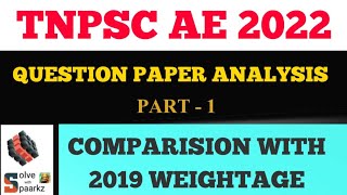 TNPSC AE ANSWER KEY 2022  TNPSC AE CIVIL QUESTION PAPER amp CUT OFF ANALYSIS  SPAARKZ ACADEMY [upl. by Htidirrem]