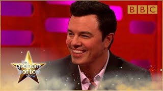 Seth MacFarlane performs his Family Guy voices  The Graham Norton Show  BBC [upl. by Sirrot]