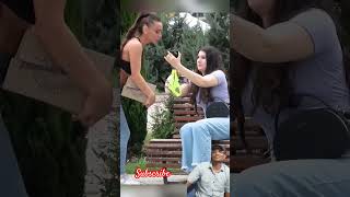 Crazy girl prank prank funny comedy crazygirl funandfails yutubeshorts Fremix78 [upl. by Cuttie]