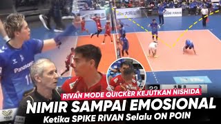 Dia Membuktikan Bersaing Dengan Bintang Dunia Spike Rivan Sampai Buat Nishida Kerepotan [upl. by Glynias]