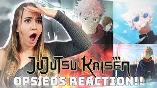 THIS IS INSANE JUJUTSU KAISEN ALL Openings amp Endings 14 REACTION [upl. by Rusert241]