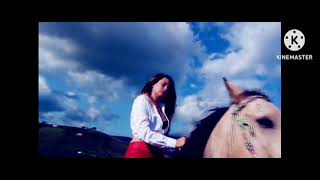 New riding Video lady horse viralvideo love [upl. by Enotna188]