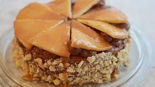 Cómo hacer tarta Dobos o Dobos Torte de chocolate y caramelo receta fácil ♥ Bocados Divinos [upl. by Yenar942]