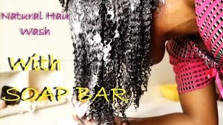 How To Washing Hair Using A Soap Bar [upl. by Anaeed546]