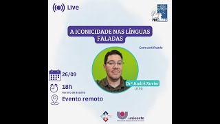 A iconicidade nas línguas faladas  André Xavier [upl. by Karoline158]