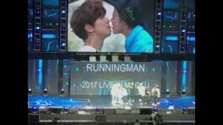 Running Man Member Lee Kwang Soo Play Pepero Game With Fans in 2017 Running Man Fan Meeting Macau [upl. by Rehportsirhc]