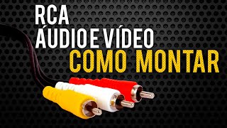 Como montar um cabo de Áudio e Vídeo RCA  Cirilo Cabos [upl. by Slyke]