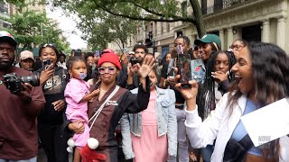 Teyana Taylor A Rose in Harlem block party was litty [upl. by Eyeleen963]