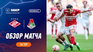 Highlights Spartak vs Lokomotiv  RPL 202324 [upl. by Luthanen]