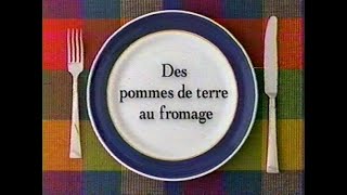 Single de Kraft  Pomme de Terre au Fromage  Bien Manger Bonnes Idées  1996  Publicité [upl. by Ielarol]