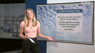 Lily Carter ITV Weather 24th July 2024 [upl. by Amye322]