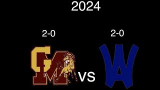 Wyomissing vs Governor Mifflin Midgets Jr Varsity 2024 [upl. by Anayhd]