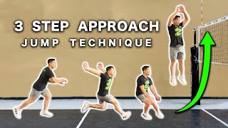 3 Step Approach Jump Technique  How To Jump Higher [upl. by Arahd]