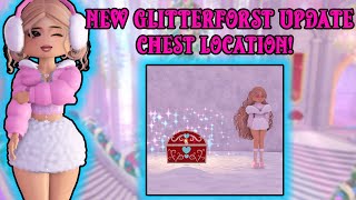 NEW Chest Location In The GLITTERFROST Update Royale High [upl. by Gilmour]