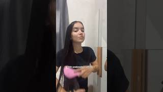 ASMR penteando cabelo asmr asmrvideo sono cabelo hairstyle gratidão [upl. by Eelame]