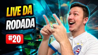 Cartola FC 2024  LIVE POKAS IDEIA RODADA 20 [upl. by Atterehs]