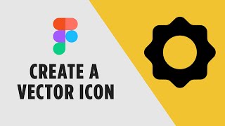 Draw a Vector Icon in Figma  BeginnerFriendly Gear Icon Tutorial [upl. by Myrilla]