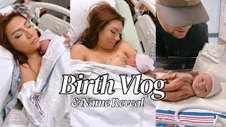 BIRTH VLOG  Rapid And Unforgettable Induced Labor amp Delivery Experience  NAME REVEAL [upl. by Yerga456]