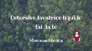 DETERSIVO LAVATRICE LIQUIDO efficace economico eco [upl. by Aryk957]