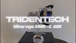 Review singkat reel cakep dari tridentech  SILVER RAYS 5000C ARK [upl. by Crifasi435]