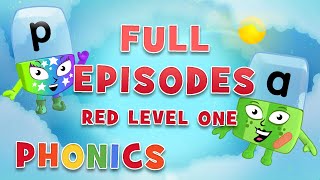 Alphablocks  Red Level One  Full Episodes 13  HomeSchooling  Learn to Read WithMe [upl. by Molohs]