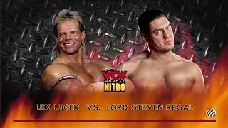 Lex Luger vs Lord Steven Regal WCW Nitro WWE 2K16 [upl. by Annor991]