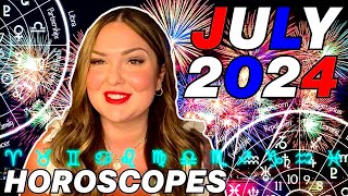 July 2024 Horoscopes  All 12 Signs [upl. by Yroj]