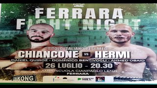 TITOLO ITALIANO MEDI  LUCA CHIANCONE VS YASSIN HERMI [upl. by Regina]